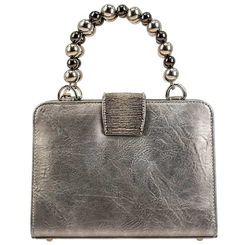 Silver Tropics Handbag - Top Handle