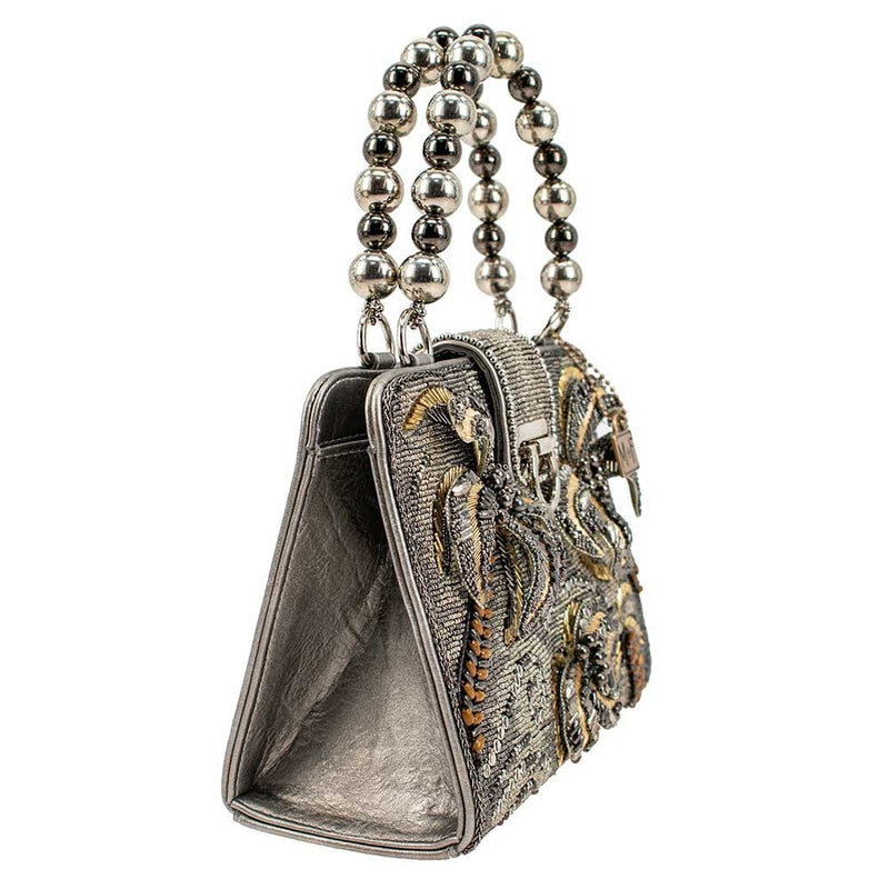 Silver Tropics Handbag - Top Handle