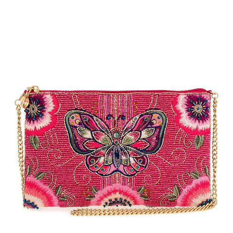 Social Butterfly Mini Crossbody Handbag