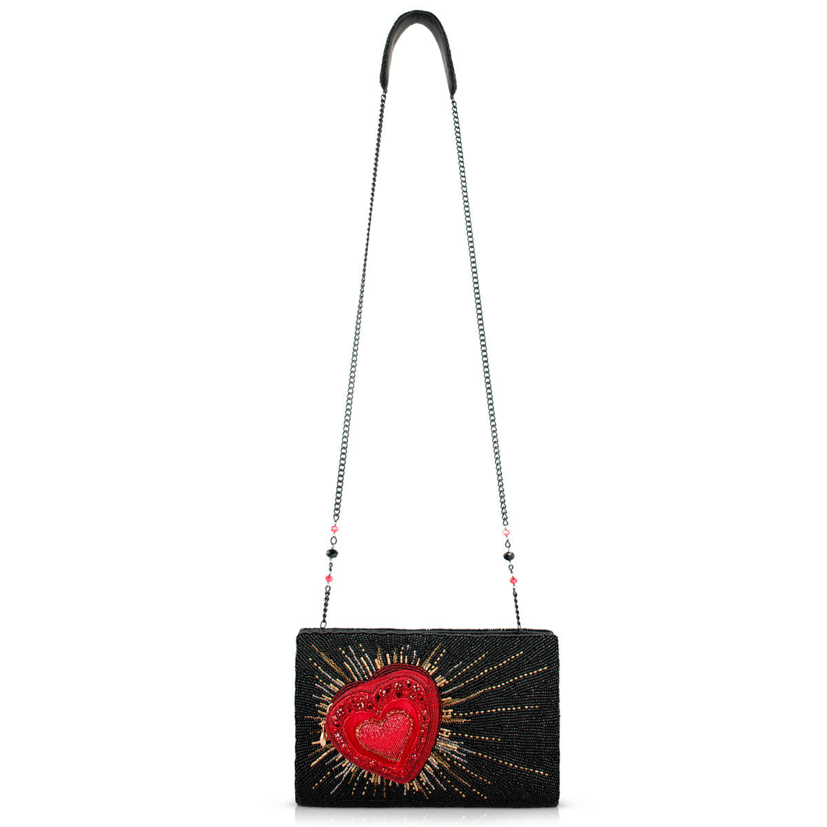 Stole My Heart Shoulder Handbag beaded - Crossbody 6