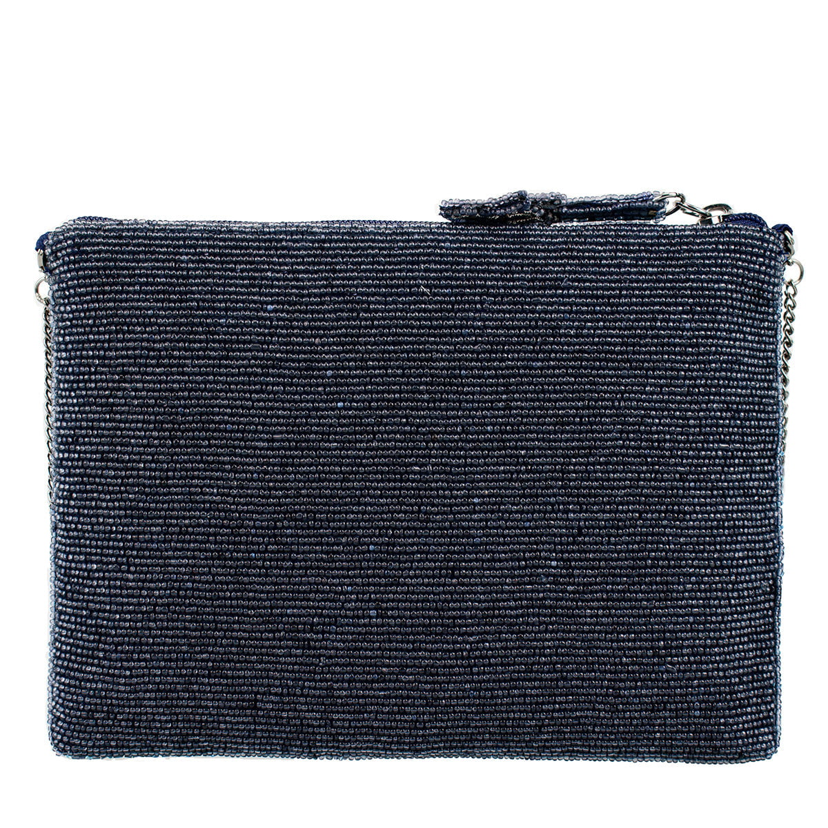 Mary Frances パブリーミニクロスポディクラッチ Bubbly Champagne Beaded Crossbody Handbag - Mary Frances