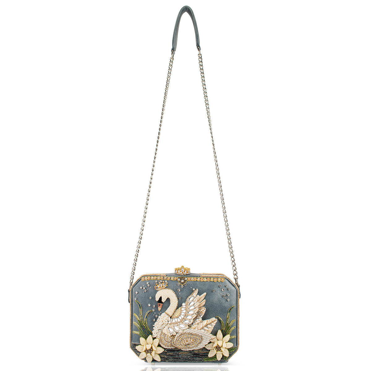Swan Princess Shoulder Handbag beaded 7