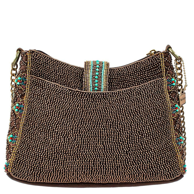 Mary Frances Sway with Me Beaded Shoulder Handbag, Multicoloured