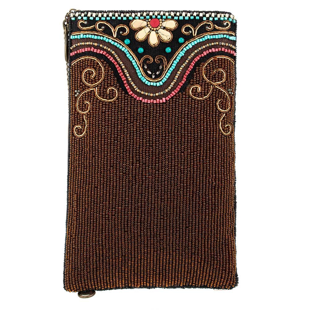 Tapestry Crossbody Phone Bag beaded - 2