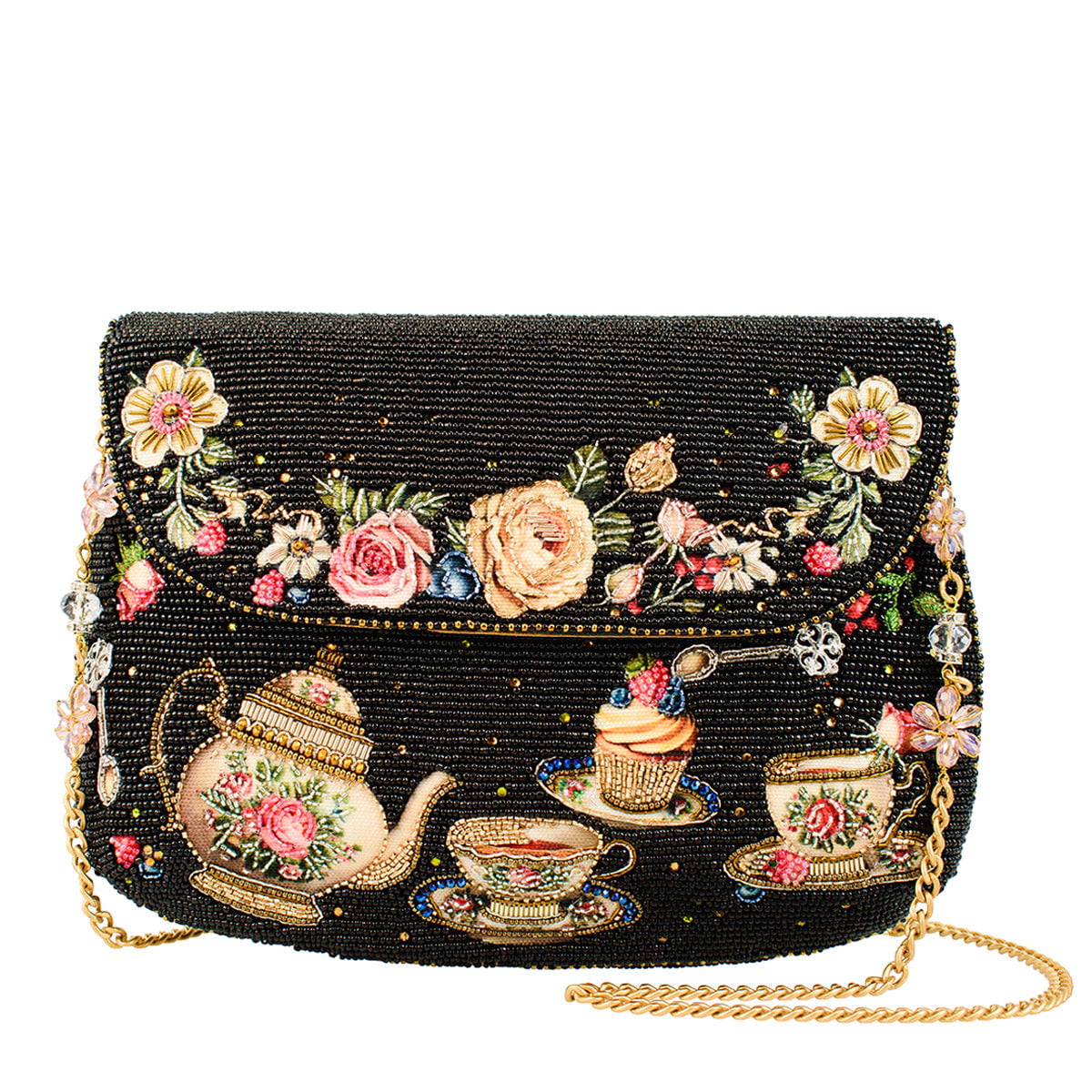 Tea Time Crossbody Handbag beaded - 1