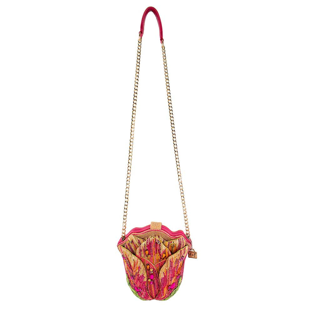 Treasured Tulip Handbag beaded - Crossbody 7