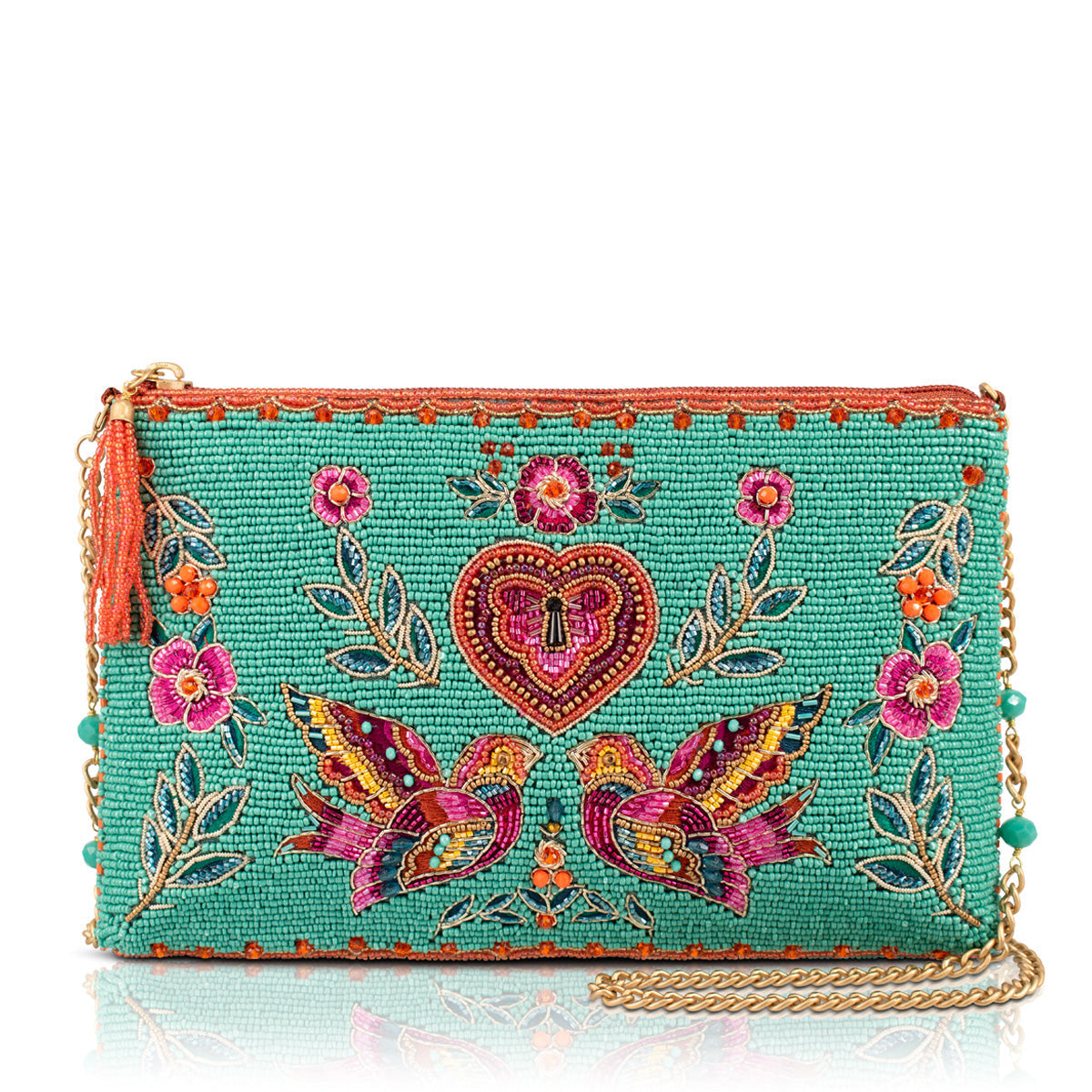Two In Love Mini Crossbody Handbag beaded - 1