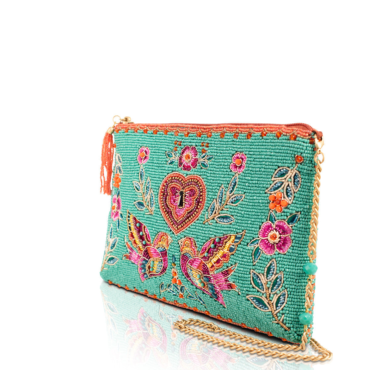 Two In Love Mini Crossbody Handbag beaded - 3