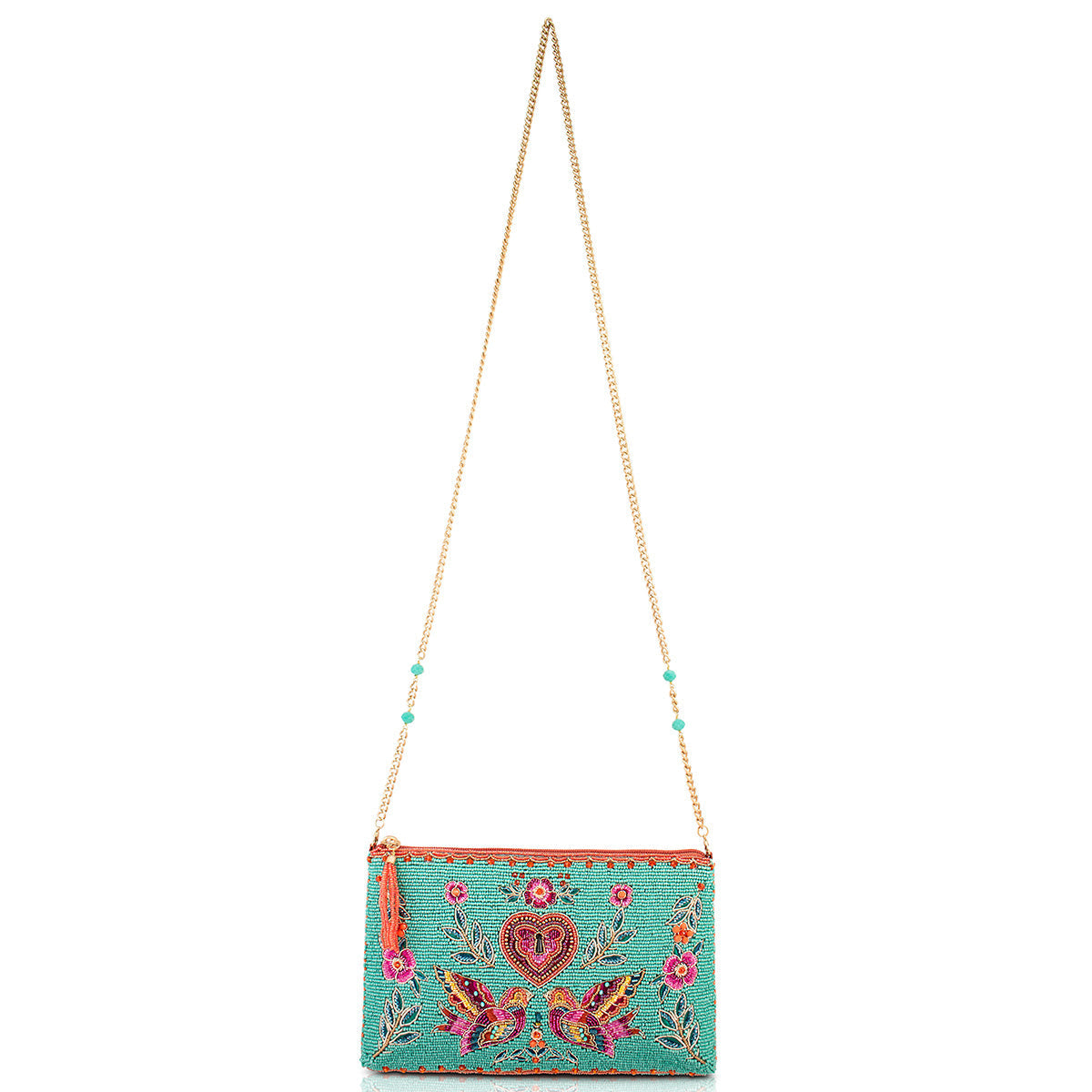 Two In Love Mini Crossbody Handbag beaded - 5
