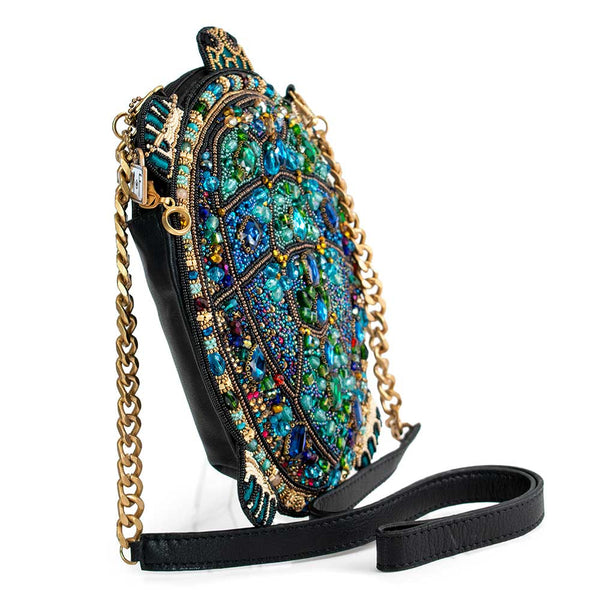 Wave Rider Beaded Turtle Crossbody Handbag - Mary Frances