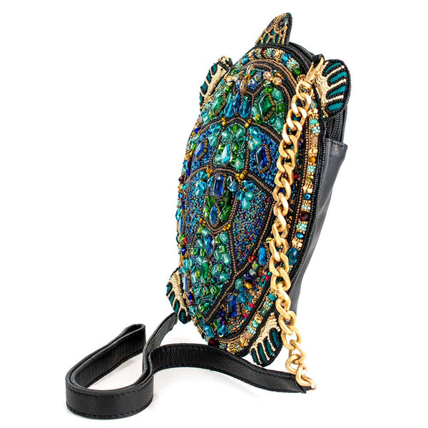 Wave Rider Beaded Turtle Crossbody Handbag - Mary Frances