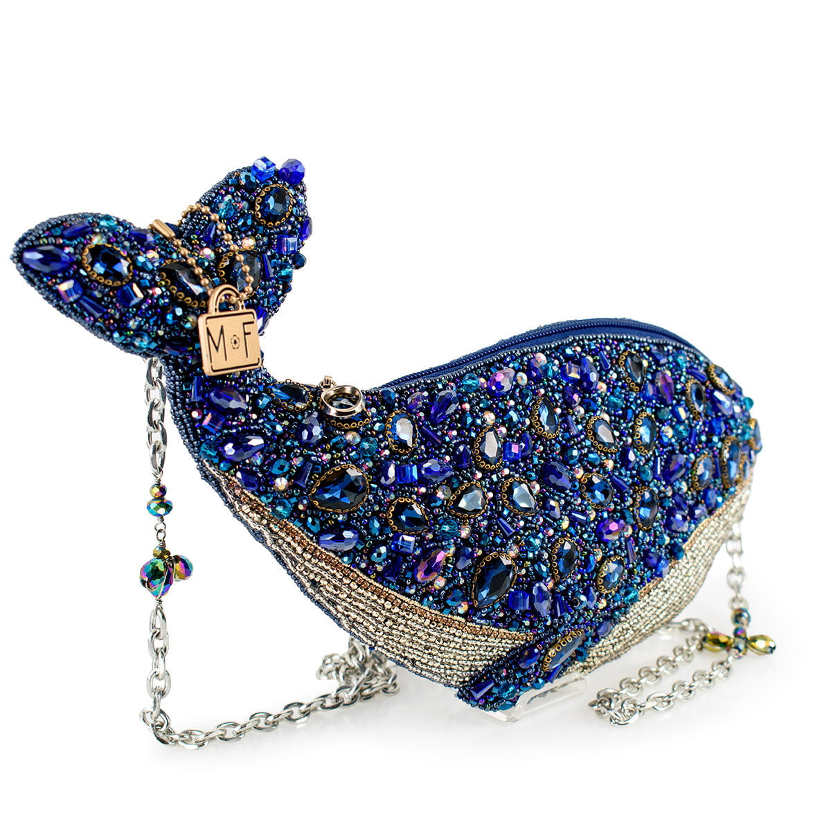 Whale of a Time Crossbody Handbag beaded - 3