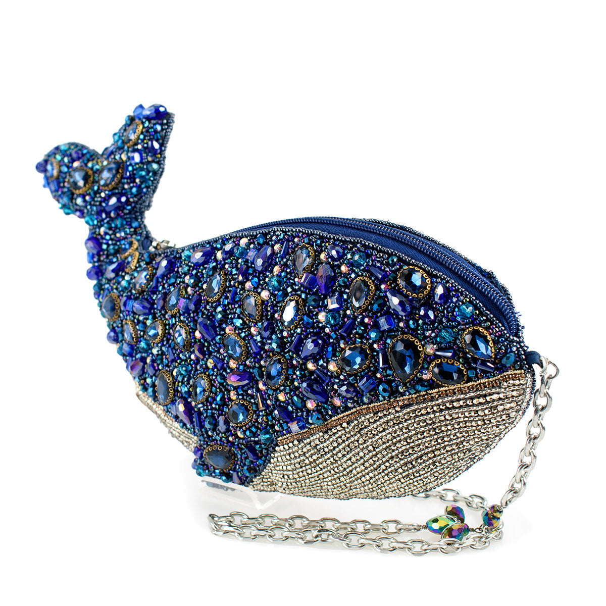 Whale of a Time Crossbody Handbag beaded - 4