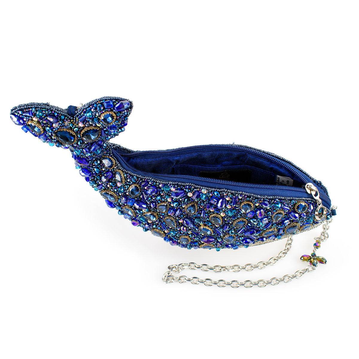 Whale of a Time Crossbody Handbag beaded - 5