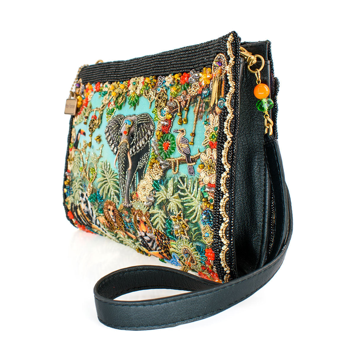 MARY FRANCES パーティーバック リゾート エスニック ゴージャス！ Mary Frances Relax and Rewind Beaded Cocktails Shoulder Handbag
