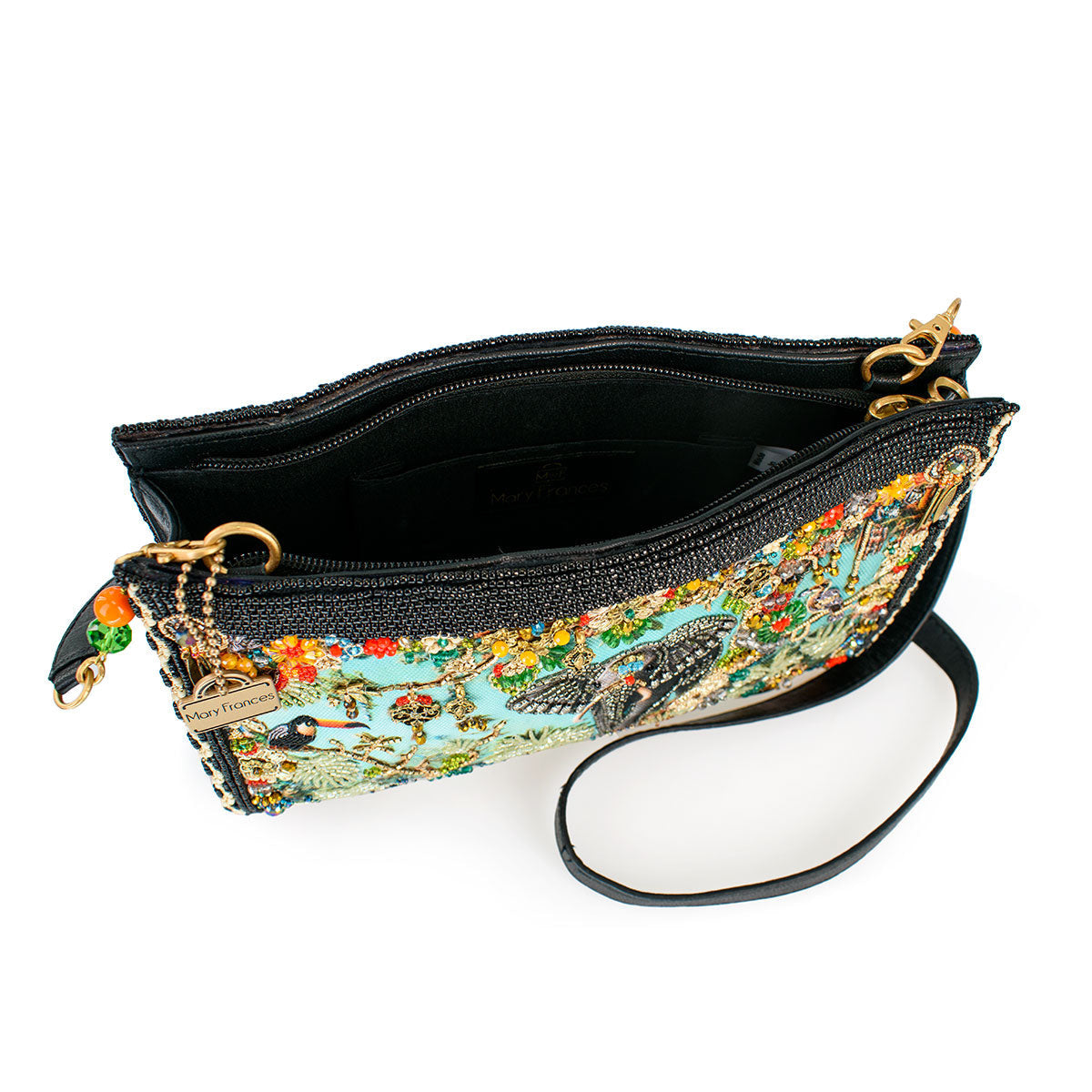 MARY FRANCES パーティーバック リゾート エスニック ゴージャス！ Mary Frances Relax and Rewind Beaded Cocktails Shoulder Handbag