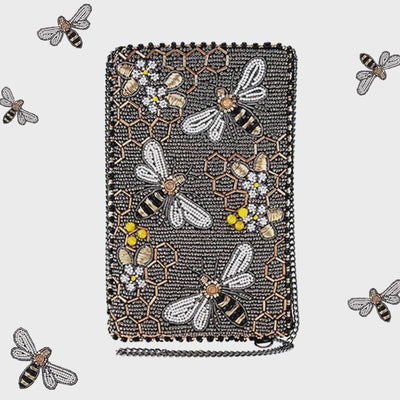 bee awesome crossbody phone bag video