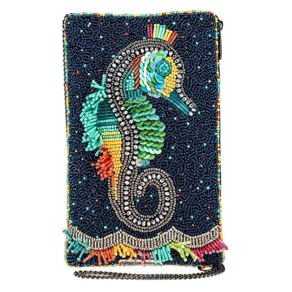 Coasting Along Beaded Crossbody Phone Bag