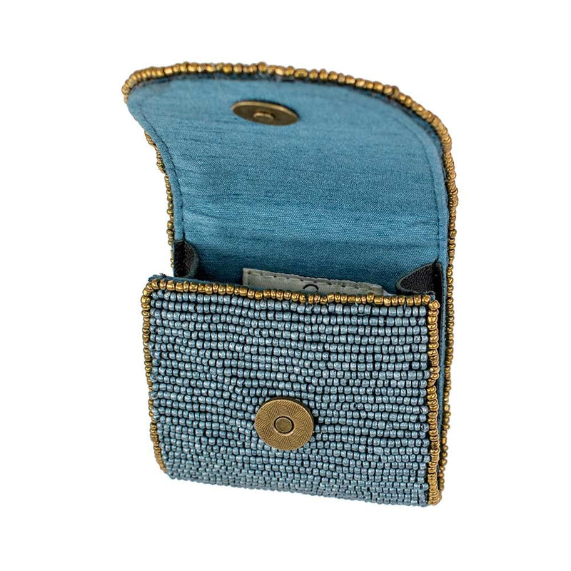 Denim Sunflower Earbud Case