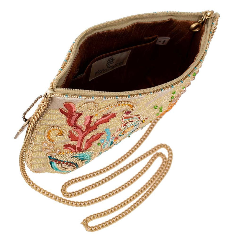 Down Under Crossbody Clutch Sea Theme Handbag