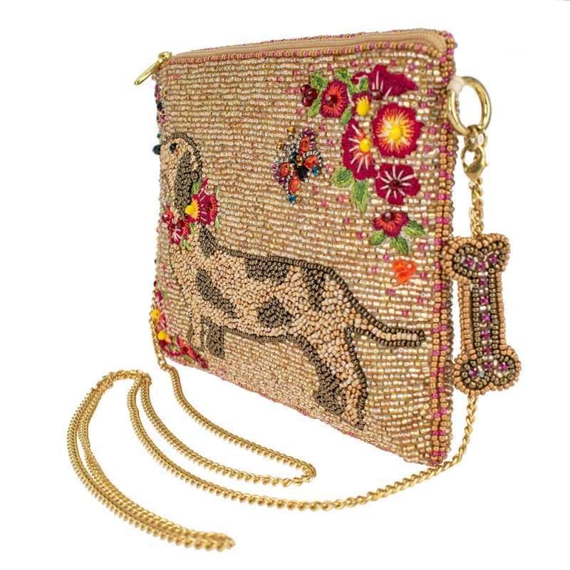 Doxie Beaded Crossbody Mini Handbag