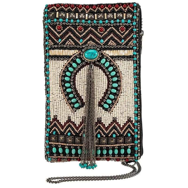 Earth & Sky Beaded Crossbody Phone Bag