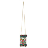 Folk Art Crossbody Phone Bag
