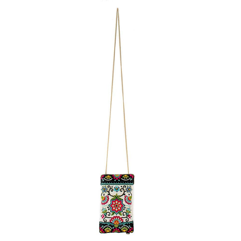 Folk Art Crossbody Phone Bag
