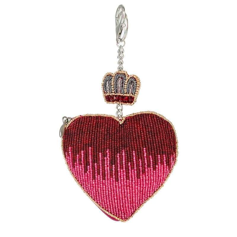 Have a Heart Beaded Coin Purse/Key Fob - Mary Frances – Mary Frances  Accessories