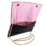 Honey Bee Beaded Crossbody Clutch Handbag