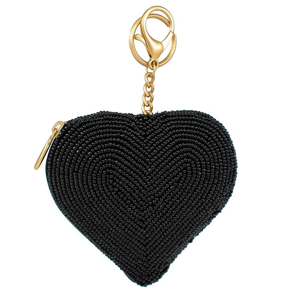 Red Heart Beaded Coin Purse – Clothe Boutique