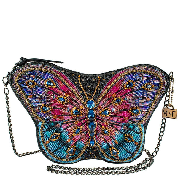 Jewels Beaded Butterfly Crossbody Handbag