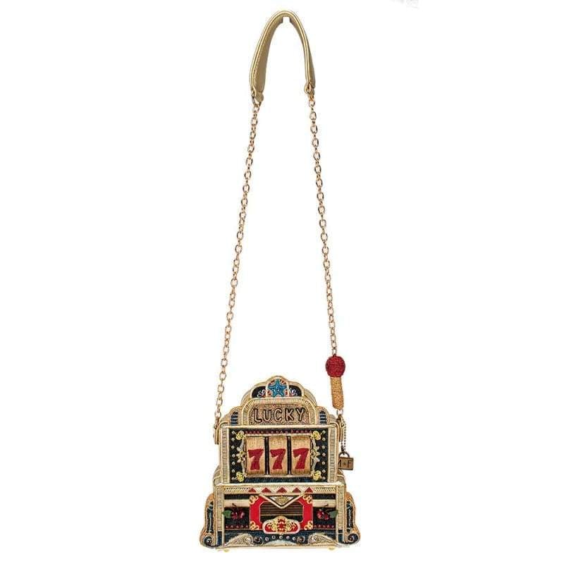 Lucky 7 Embellished Slot Machine Handbag - Mary Frances