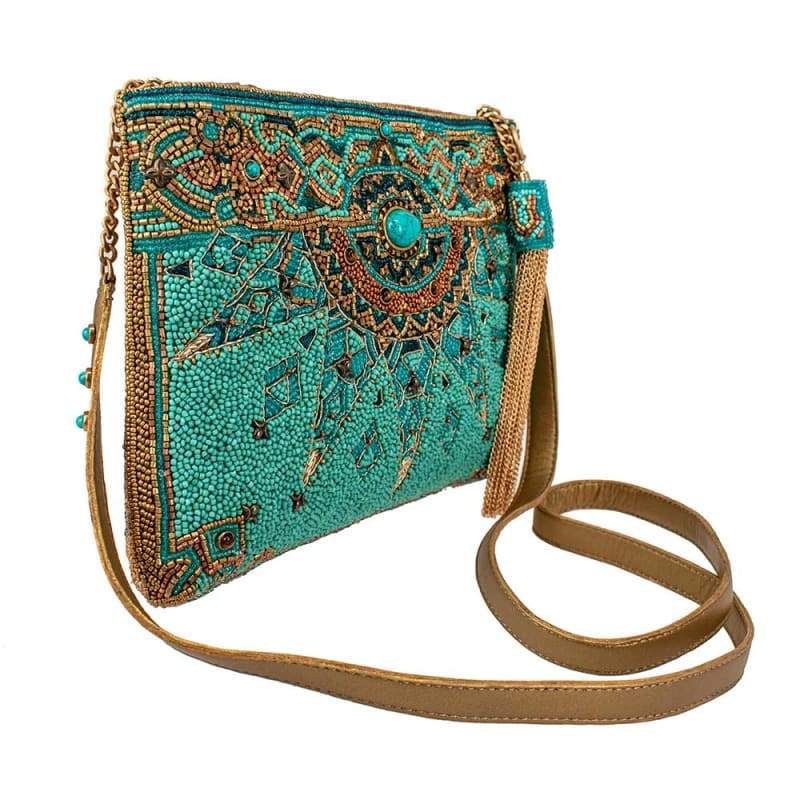 Stylish Brahmin Turquoise Crossbody Bag