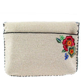 Off to Paradise Floral Crossbody Clutch Handbag