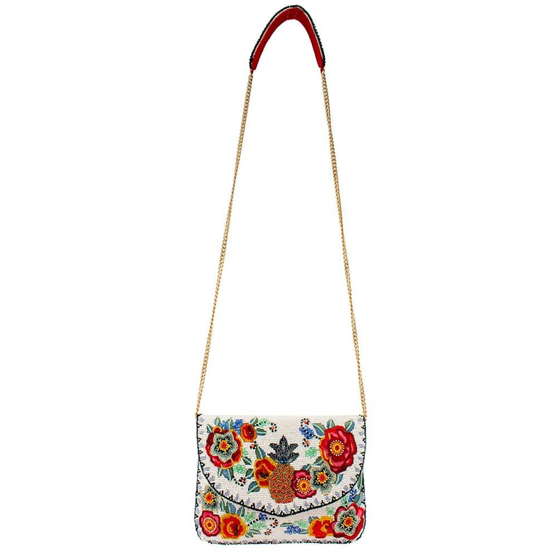 Off to Paradise Floral Crossbody Clutch Handbag