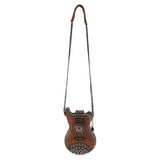 Open Mic Beaded Crossbody Guitar Handbag