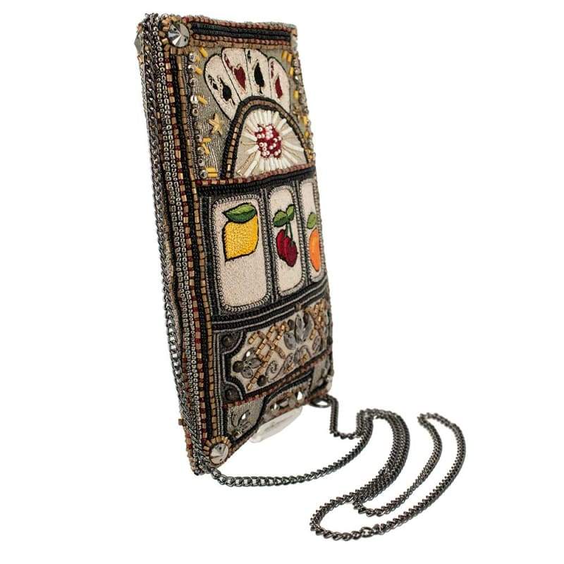 Payoff Beaded Crossbody Phone Bag