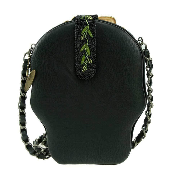 Sugar Rush Beaded Skull Crossbody Handbag