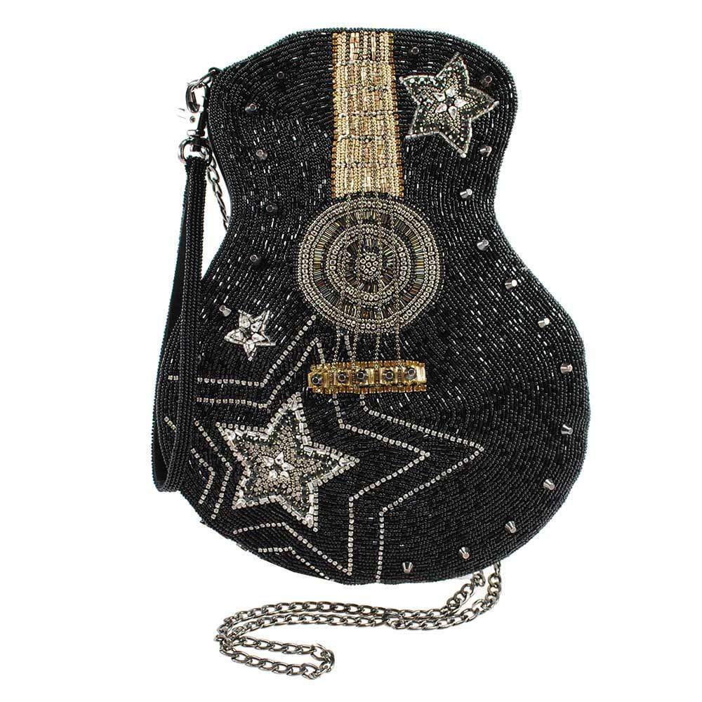 Superstar Beaded Crossbody Guitar Handbag