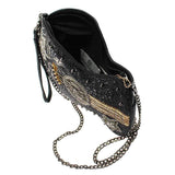 Superstar Beaded Crossbody Guitar Handbag
