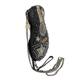 Superstar Beaded Crossbody Guitar Handbag