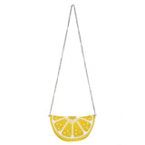 Tart Beaded Lemon Crossbody Handbag