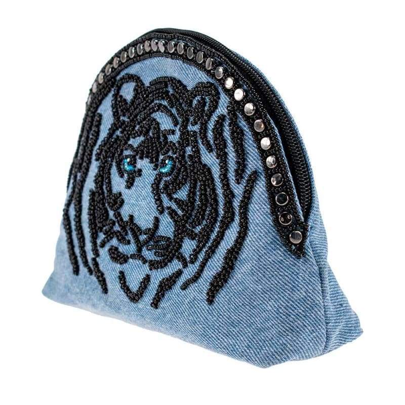 Wild Strength Beaded Make Up Bag