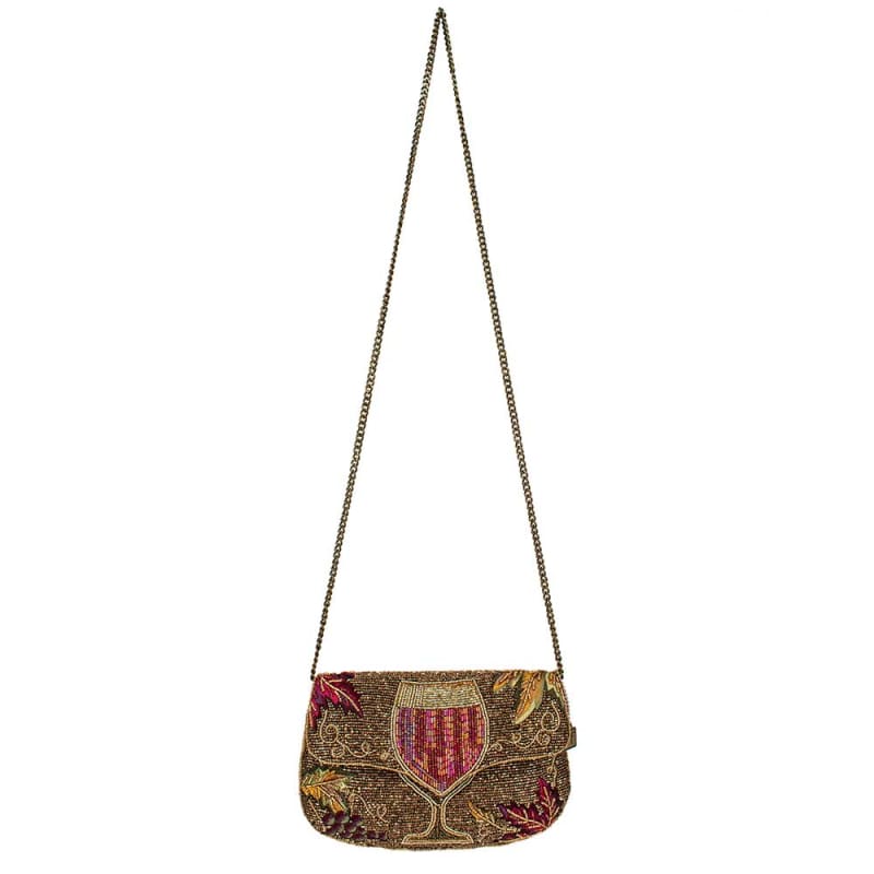 Wine Time Crossbody Clutch - Handbag