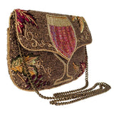Wine Time Crossbody Clutch - Handbag