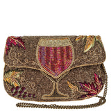 Wine Time Crossbody Clutch Handbag