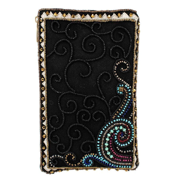 Yin Yang Beaded Crossbody Phone Bag